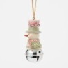 Sweets Snowman on Bell Hanging Ornament