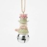 Sweets Snowman on Bell Hanging Ornament