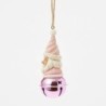 Sweets Santa Bell Hanging Ornament