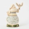 Santa's Woodland Messenger White Woodland Santa with Owl Heartwood Creek