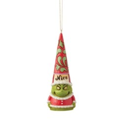 Grinch Naught Nice Gnome Hanging Ornament The Grinch by Jim Shore