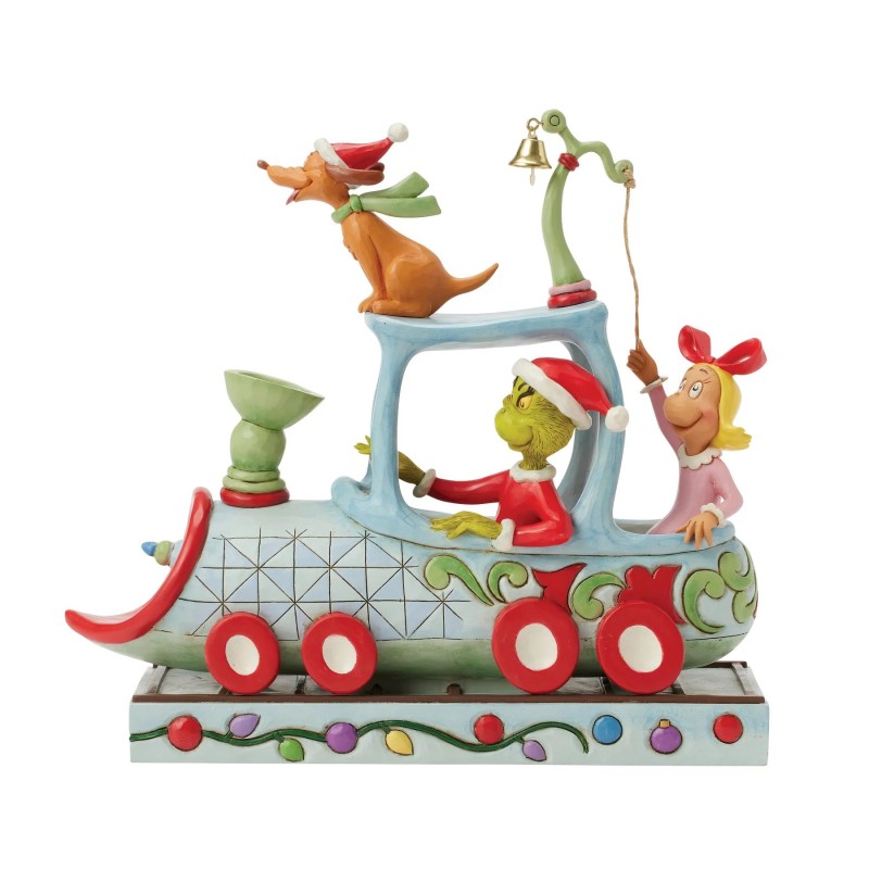 Grinch Train Figruine The Grinch by Jim Shore