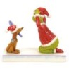 Max Holding a Mirror for the Grinch Figurine