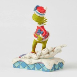 The Grinch Snowboarding Figurine