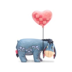 Eeyore with a Heart Balloon Figurine Disney Traditions