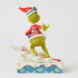 The Grinch Snowboarding Figurine
