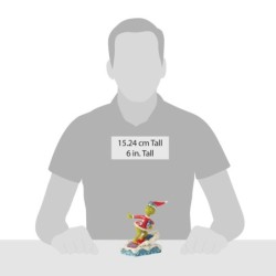 The Grinch Snowboarding Figurine