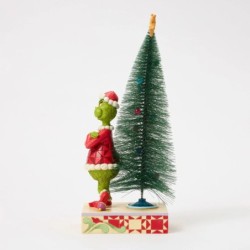 The Grinch with Arms Crossed and a Sisal Tree Figurine