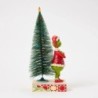 The Grinch with Arms Crossed and a Sisal Tree Figurine