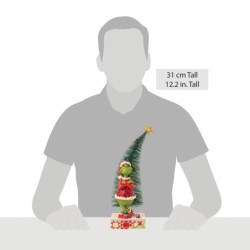The Grinch with Arms Crossed and a Sisal Tree Figurine
