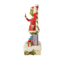 The Grinch with Flashing Stop Sign Figurine