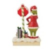 The Grinch with Flashing Stop Sign Figurine