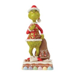 The Grinch Eating Cookies Figurine The Grinch by Jim Shore