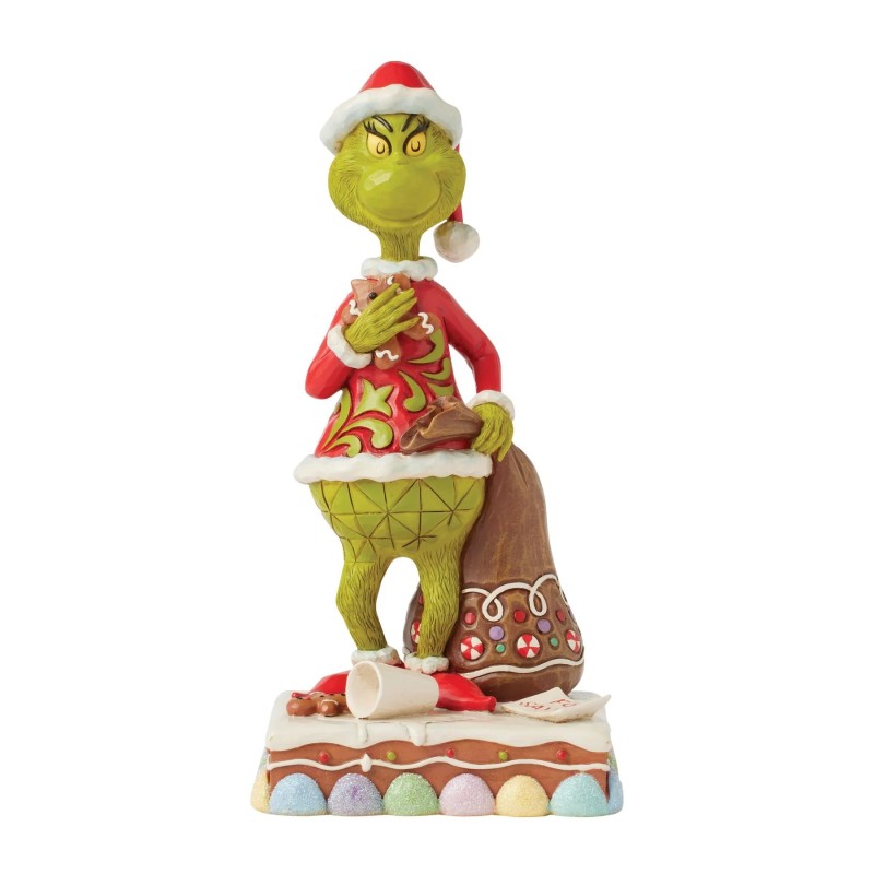 The Grinch Eating Cookies Figurine The Grinch by Jim Shore
