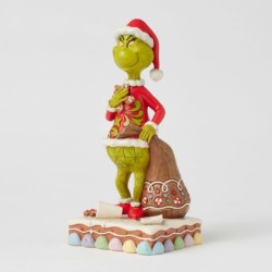 The Grinch Eating Cookies Figurine The Grinch by Jim Shore