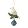 Blue and Gold Dove Hanging Ornament