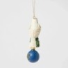 Blue and Gold Dove Hanging Ornament