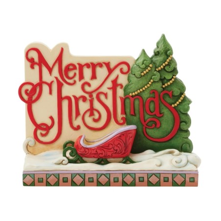 Sleighing Through the Pines Merry Christmas Lodge