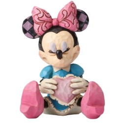 Minnie Mouse with Heart Mini Figurine Disney Traditions