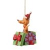 Max in a Present Hanging Ornament The Grinch by Jim Shore