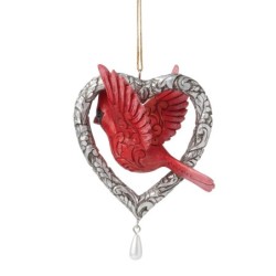Forever in My Heart Caring Cardinal Hanging Ornament