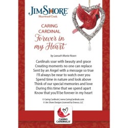Forever in My Heart Caring Cardinal Hanging Ornament