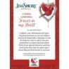 Forever in My Heart Caring Cardinal Hanging Ornament