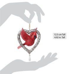 Forever in My Heart Caring Cardinal Hanging Ornament