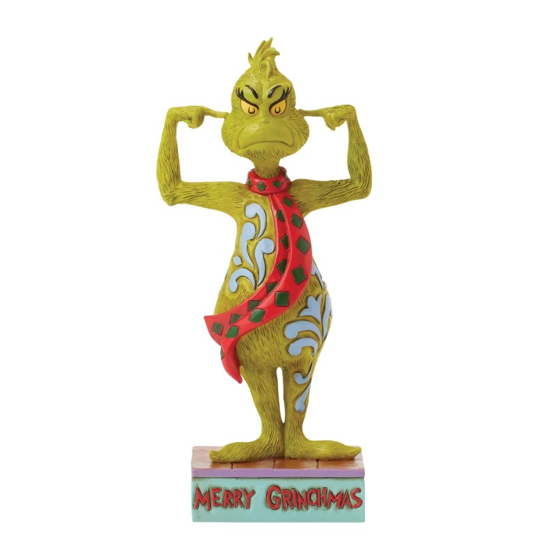 The Grinch Plugging His Ears Figurine