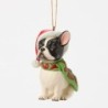 Christmas French Bulldog Hanging Ornament Heartwood Creek by Jim Shore
