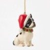 Christmas French Bulldog Hanging Ornament Heartwood Creek by Jim Shore