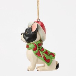 Christmas French Bulldog Hanging Ornament Heartwood Creek by Jim Shore
