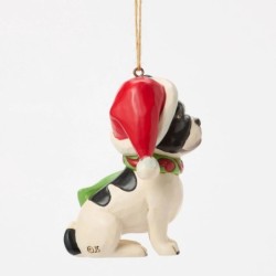 Christmas French Bulldog Hanging Ornament Heartwood Creek by Jim Shore