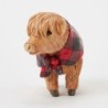 Moo-ti-ful Christmas Highland Calf Pint Figurine Heartwood Creek