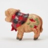 Moo-ti-ful Christmas Highland Calf Pint Figurine Heartwood Creek