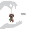 Christmas Dachshund Hanging Ornament Heartwood Creek by Jim Shore
