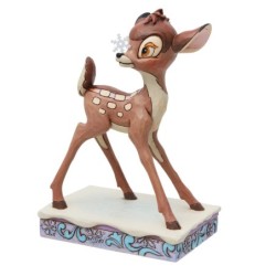 Frosted Fawn Bambi Christmas Personality Pose Figurine Disney Traditions