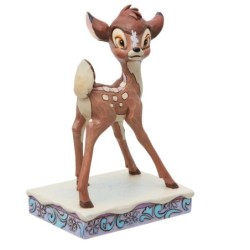 Frosted Fawn Bambi Christmas Personality Pose Figurine Disney Traditions