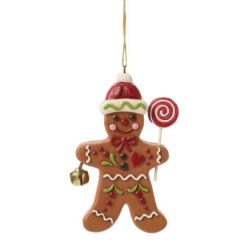The Legend of the Gingerbread Man Hanging Ornament Heartwood Creek by Jim Shore