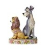 Opposites Attract Lady and The Tramp 60th Anniversary Figurine Disney Traditions