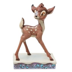 Frosted Fawn Bambi Christmas Personality Pose Figurine Disney Traditions