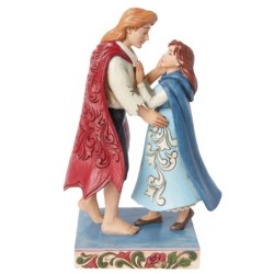 The Beauty of Love Belle and Prince Love Figurine Disney Traditions
