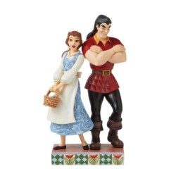 Brillitan Boorish Belle Gaston Figurine Disney Traditions by Jim Shore