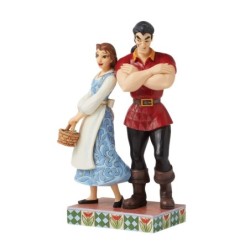 Brillitan Boorish Belle Gaston Figurine Disney Traditions by Jim Shore