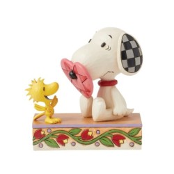 Love Laughter Snoopy with Heart on Nose Peanuts by Jim Shore