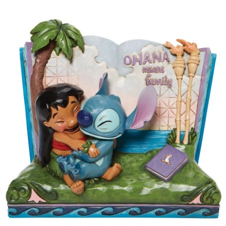Lilo and Stitch Story Book Figurine Disney Traditions by Jim Shore