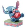 Heart Struck Stitch Hugging a Heart Figurine Disney Traditions by Jim Shore
