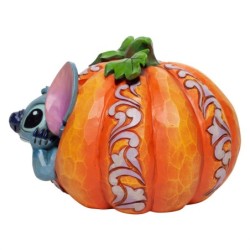 Stitch O'Lantern (Stitch inside Pumpkin Figurine Disney Traditions by Jim Shore