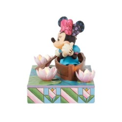 Row-mance is in the Air Mickey Minnie in a Rowboat Light-up Figurine Disney Traditions by Jim Shore