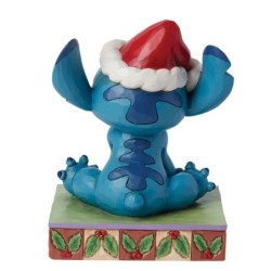 Christmas Buddies Santa Stitch with Scrump Figurine Disney Traditions by JimShore